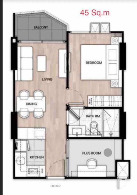 New & Cozy 2 Bedroom @ The Astra Sky River เชียงใหม่ ภายนอก รูปภาพ