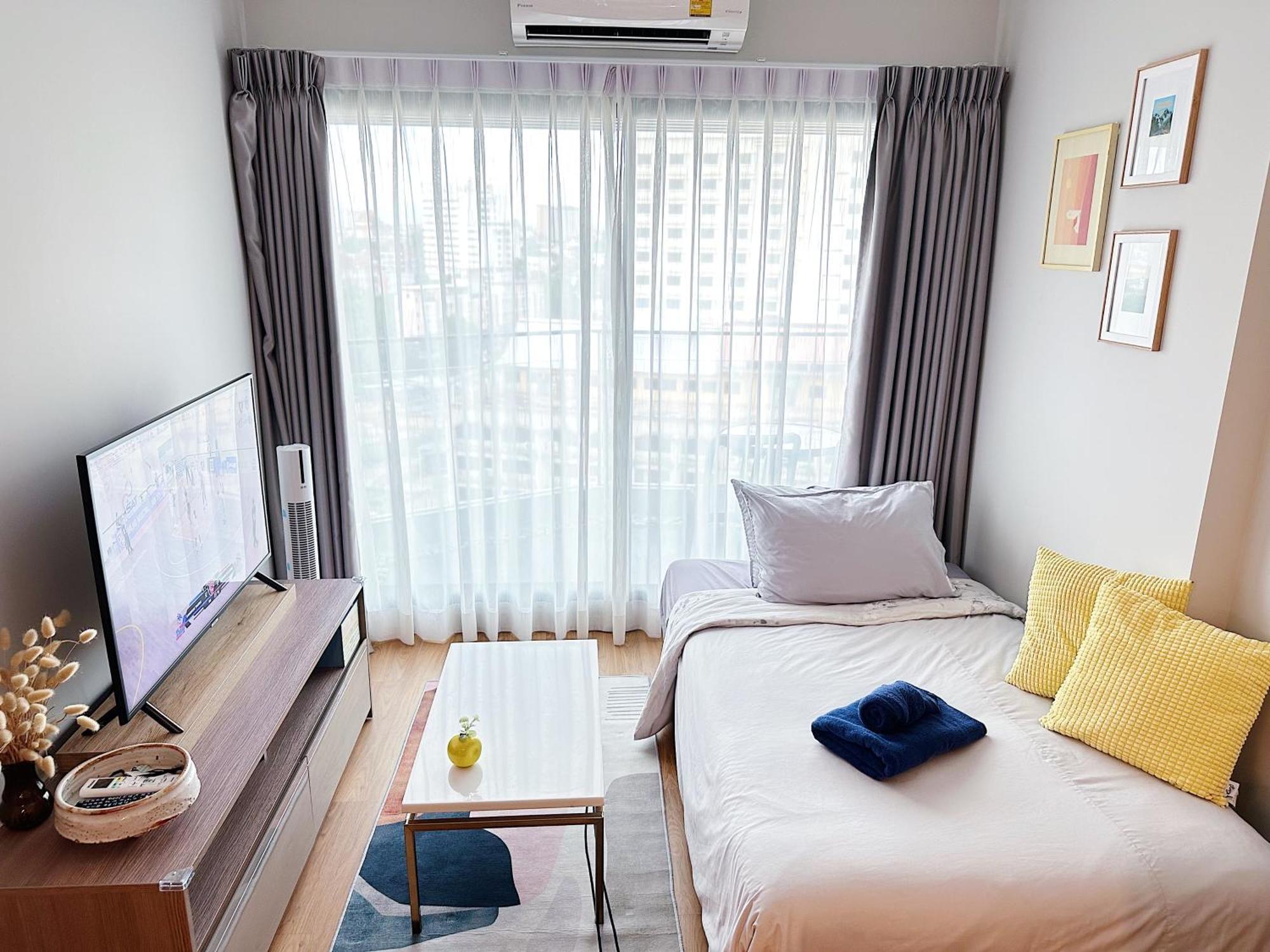 New & Cozy 2 Bedroom @ The Astra Sky River เชียงใหม่ ภายนอก รูปภาพ