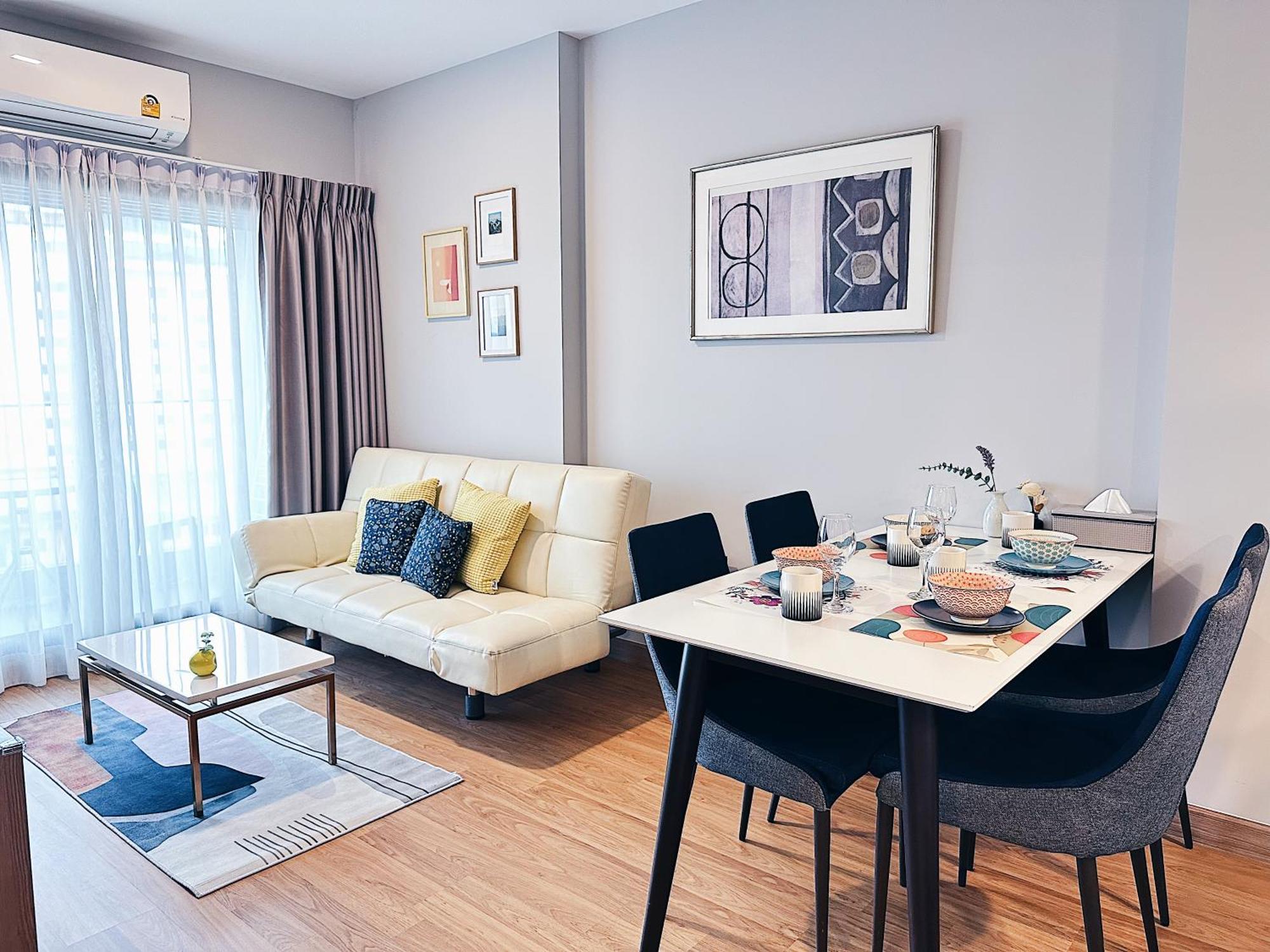 New & Cozy 2 Bedroom @ The Astra Sky River เชียงใหม่ ภายนอก รูปภาพ